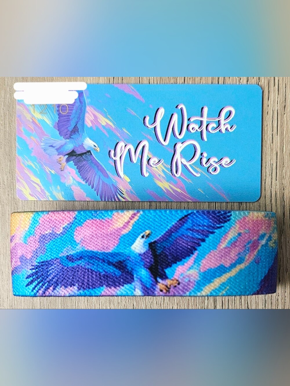 ZOX "WATCH ME RISE" #1210 BIRD IS THE WORD EAGL UNREDEEMED COLLECTIBLE WRISTBAND